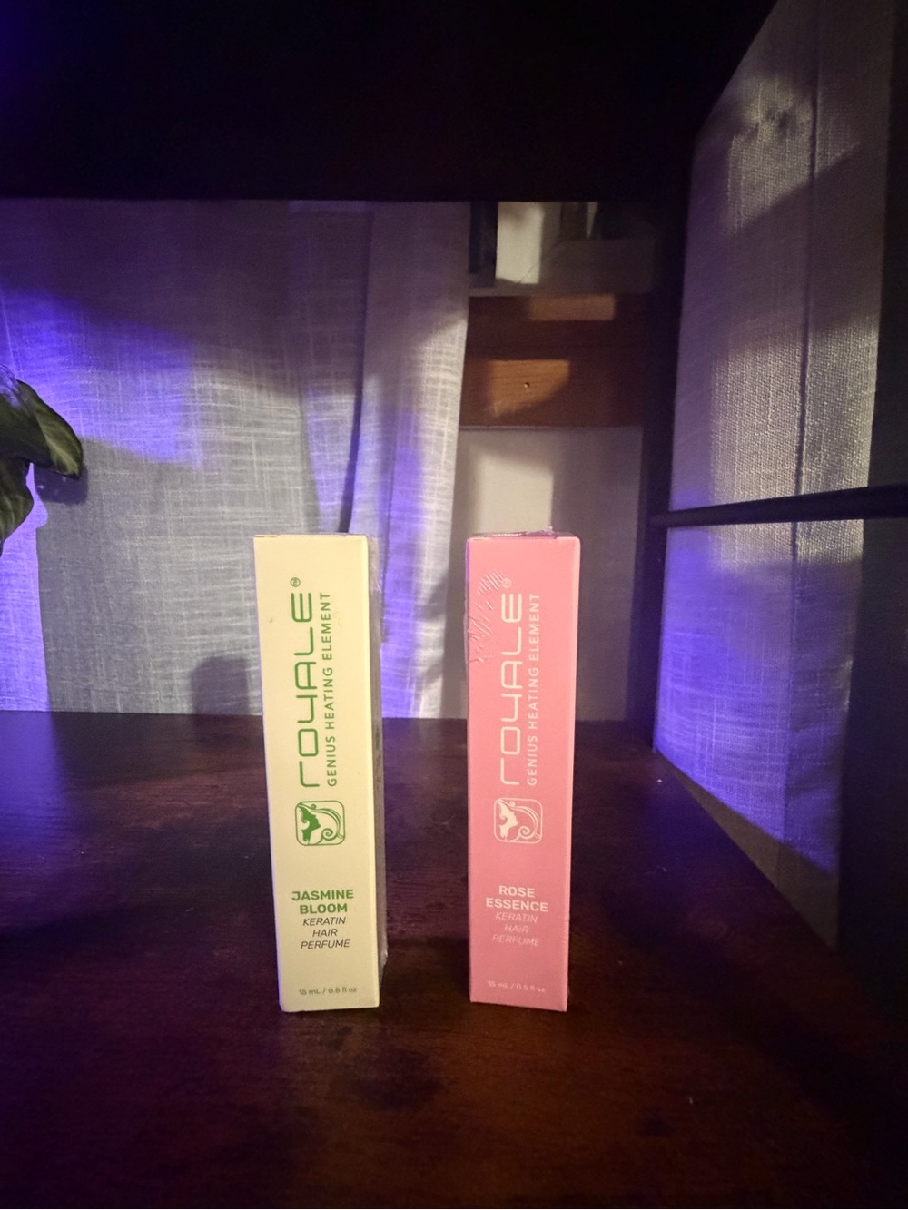 Jasmine Bloom & Rose Essence Hair Perfume Duo with Keratin